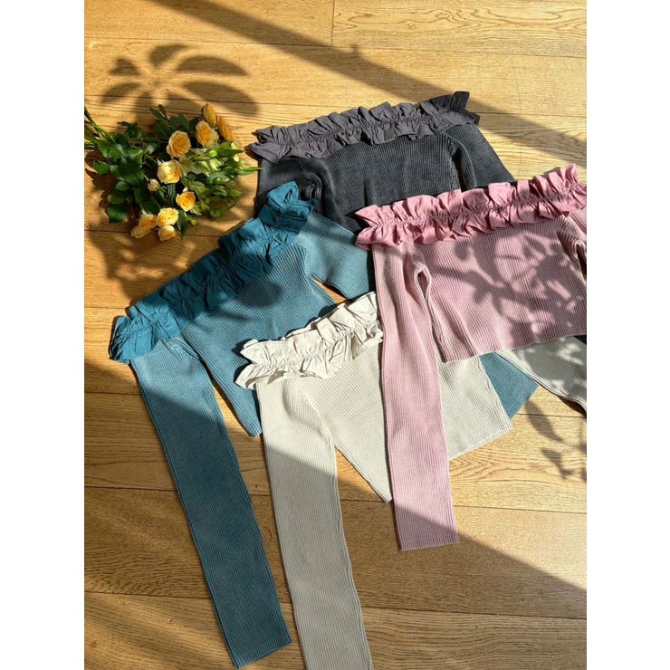 フリルピグメントニットトップス | EVRIS | 詳細画像22 