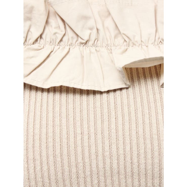 フリルピグメントニットトップス | EVRIS | 詳細画像34 