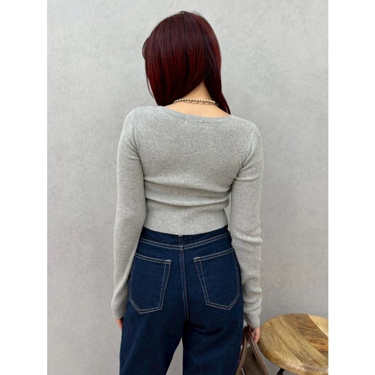 リボンデザインニットトップス | EVRIS | 詳細画像18 