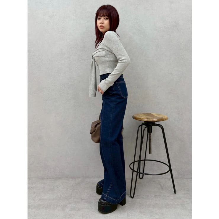 リボンデザインニットトップス | EVRIS | 詳細画像20 