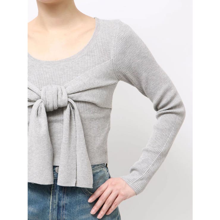 リボンデザインニットトップス | EVRIS | 詳細画像33 