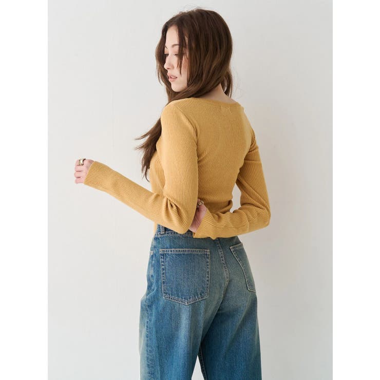 リボンデザインニットトップス | EVRIS | 詳細画像5 