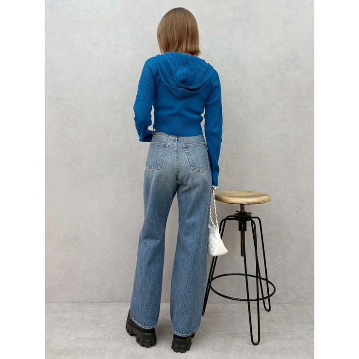 ワンポイントジップアップニットフーディー | EVRIS | 詳細画像20 