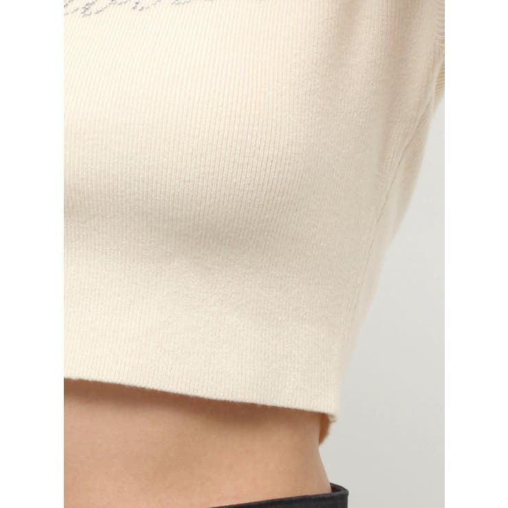 ラインストーンロゴニットトップス | EVRIS | 詳細画像33 