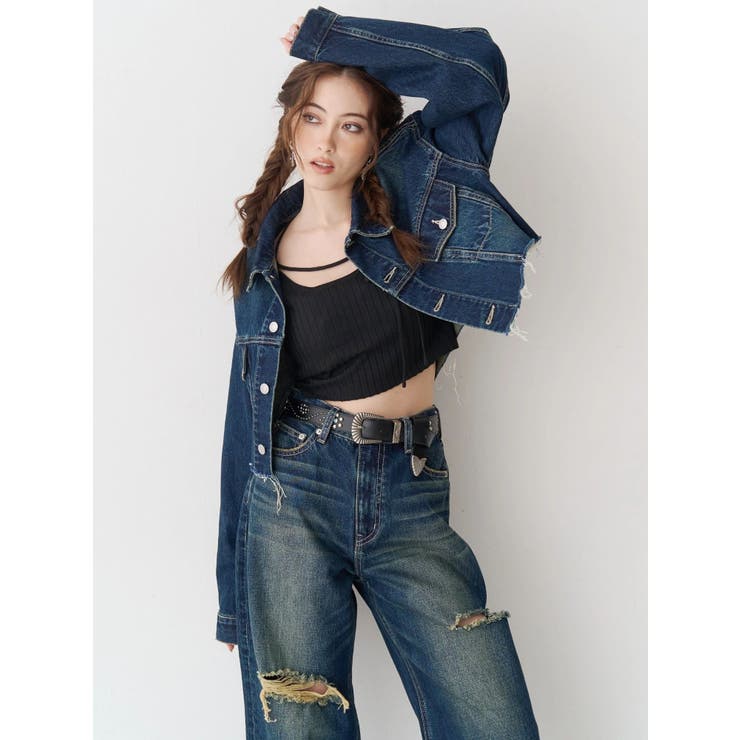 ストラップデザインリブニットトップス | EVRIS | 詳細画像17 