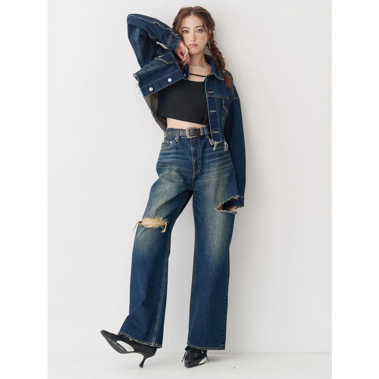 ストラップデザインリブニットトップス | EVRIS | 詳細画像18 