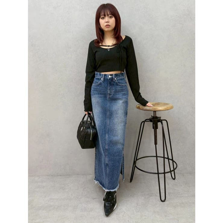 ストラップデザインリブニットトップス | EVRIS | 詳細画像31 