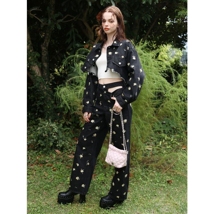 ストラップデザインリブニットトップス | EVRIS | 詳細画像42 