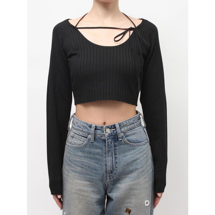 ストラップデザインリブニットトップス | EVRIS | 詳細画像43 