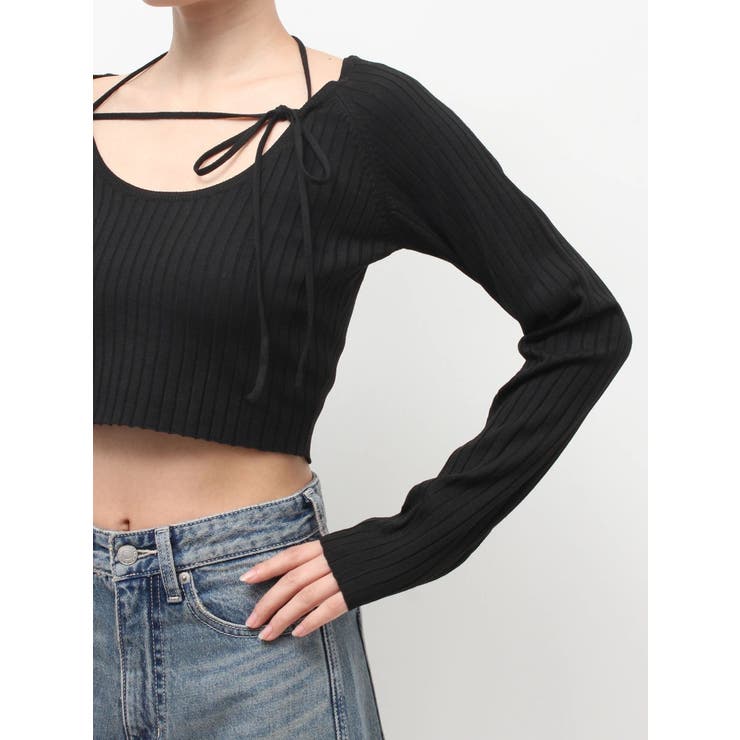 ストラップデザインリブニットトップス | EVRIS | 詳細画像47 