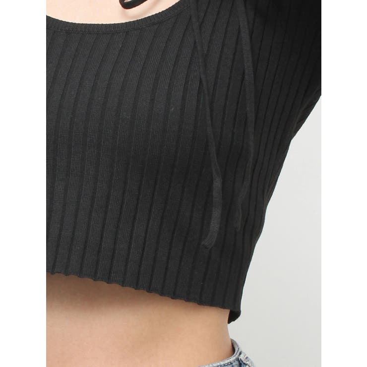 ストラップデザインリブニットトップス | EVRIS | 詳細画像48 