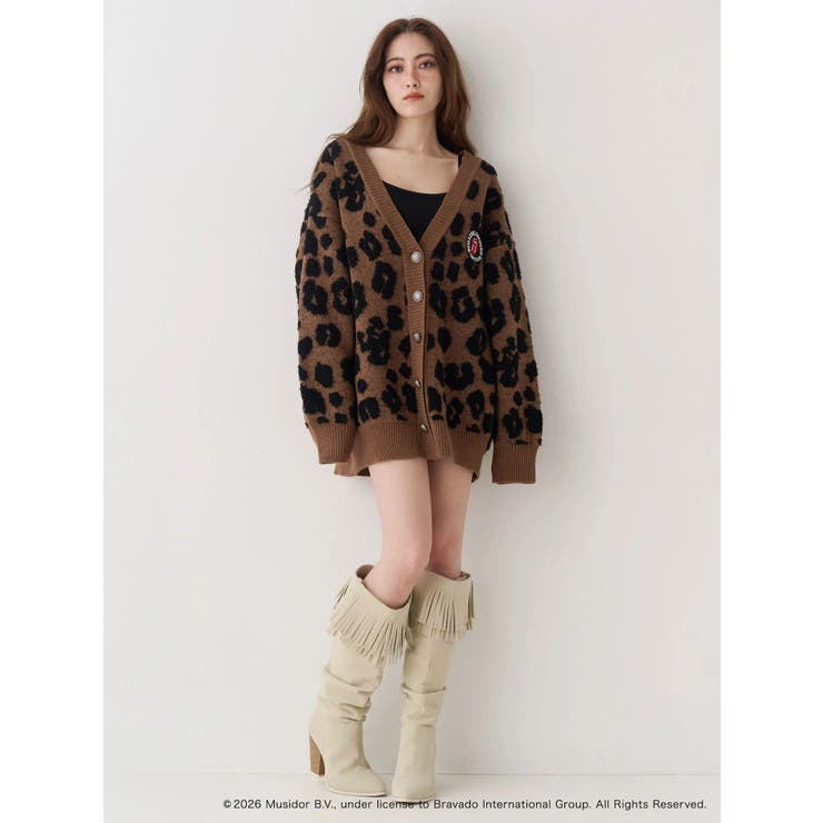 【ザ・ローリング・ストーンズ】Vネックカーディガン | EVRIS | 詳細画像11 