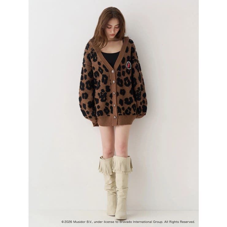 【ザ・ローリング・ストーンズ】Vネックカーディガン | EVRIS | 詳細画像13 