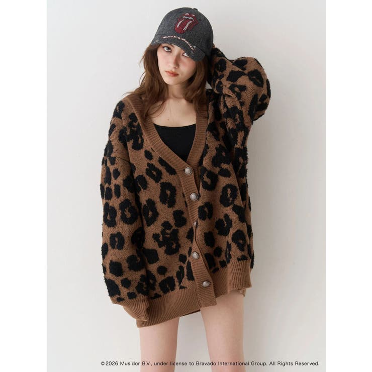 【ザ・ローリング・ストーンズ】Vネックカーディガン | EVRIS | 詳細画像15 