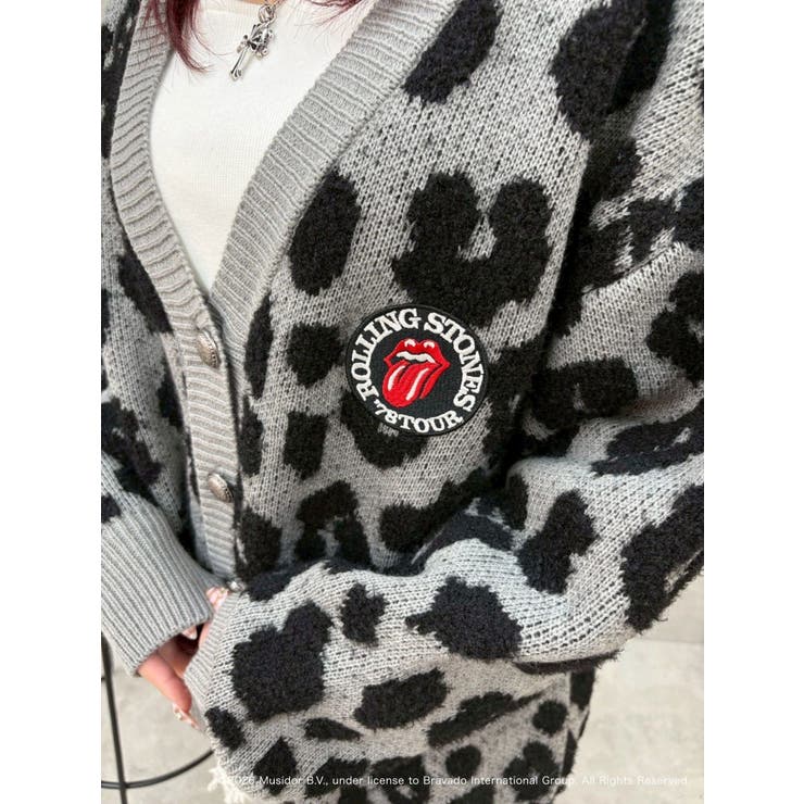 【ザ・ローリング・ストーンズ】Vネックカーディガン | EVRIS | 詳細画像21 