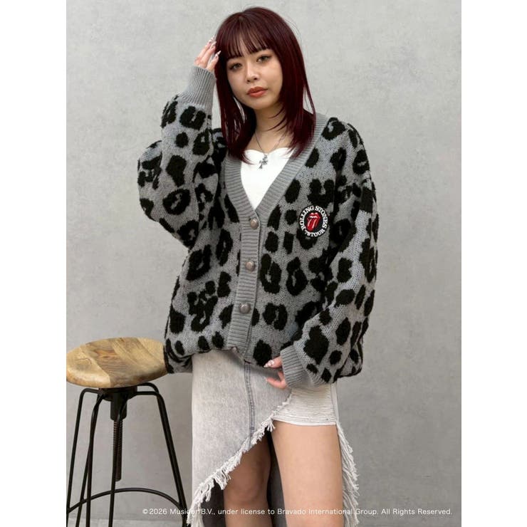 【ザ・ローリング・ストーンズ】Vネックカーディガン | EVRIS | 詳細画像24 