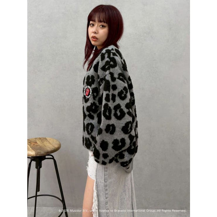 【ザ・ローリング・ストーンズ】Vネックカーディガン | EVRIS | 詳細画像25 