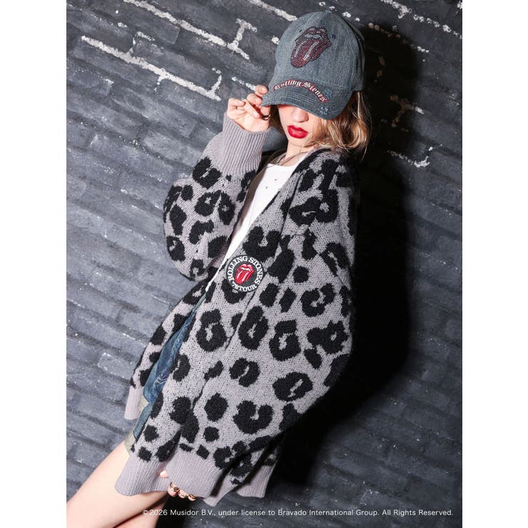 【ザ・ローリング・ストーンズ】Vネックカーディガン | EVRIS | 詳細画像3 