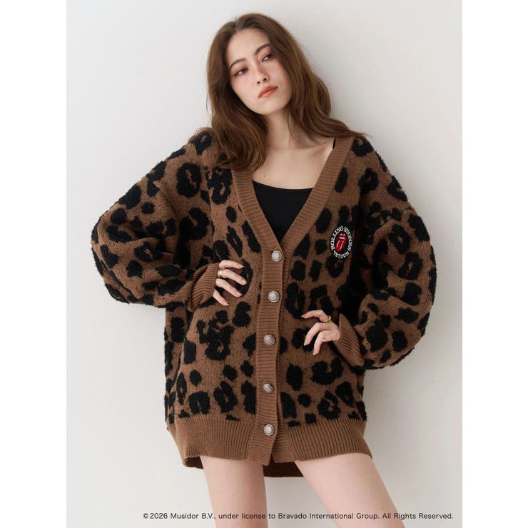 【ザ・ローリング・ストーンズ】Vネックカーディガン | EVRIS | 詳細画像7 