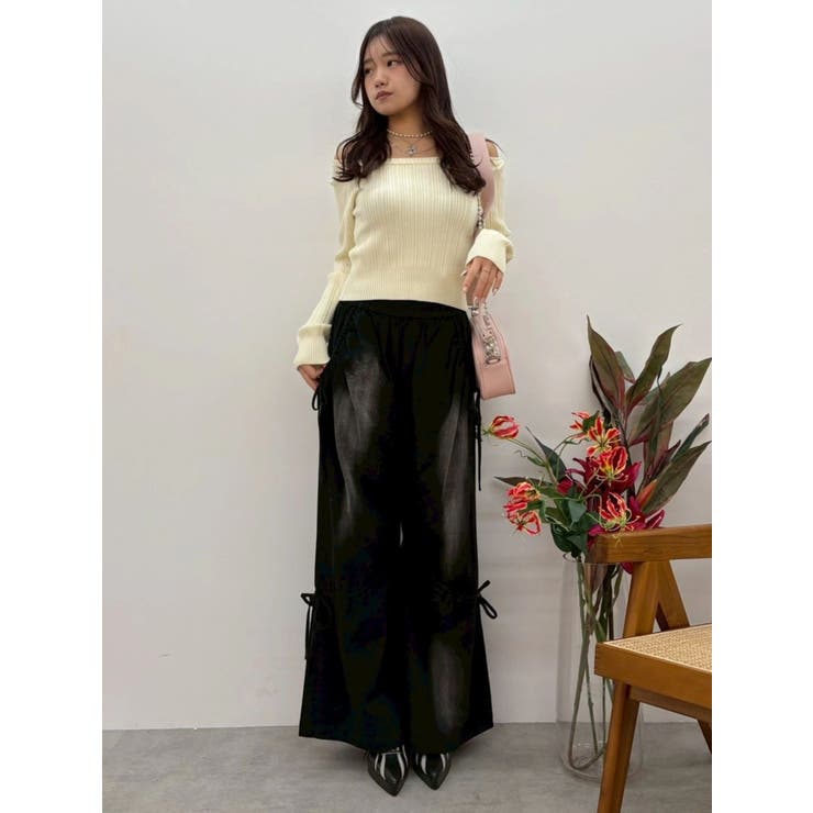 2WAYバックリボンニットトップス | EVRIS | 詳細画像15 