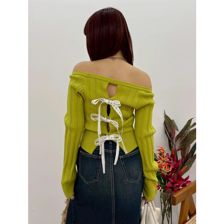 2WAYバックリボンニットトップス | EVRIS | 詳細画像31 