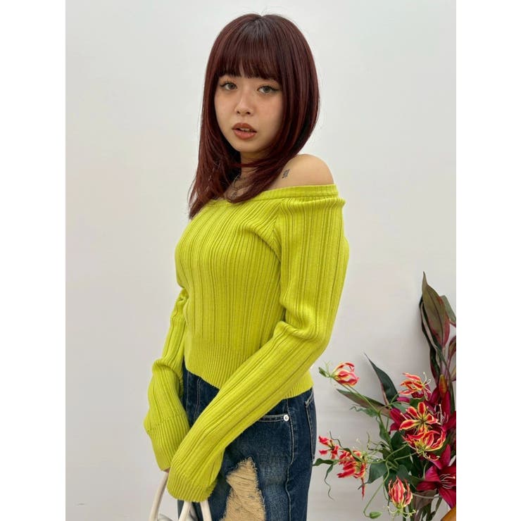 2WAYバックリボンニットトップス | EVRIS | 詳細画像33 