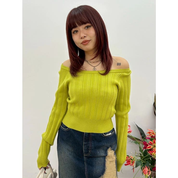 2WAYバックリボンニットトップス | EVRIS | 詳細画像34 