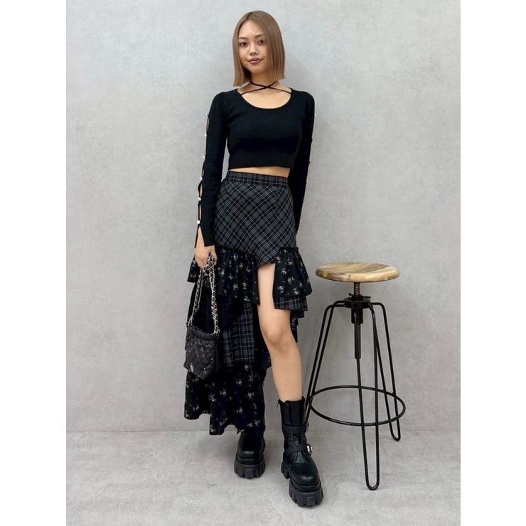 アームビジューニットトップス | EVRIS | 詳細画像18 