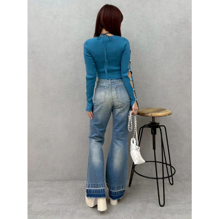 アームビジューニットトップス | EVRIS | 詳細画像34 