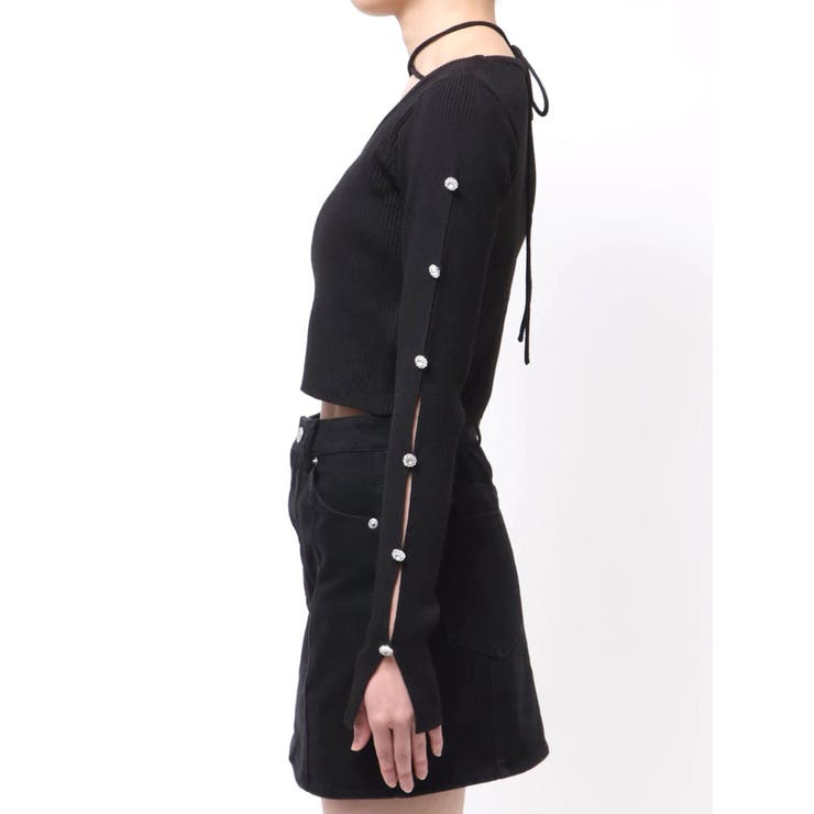 アームビジューニットトップス | EVRIS | 詳細画像38 