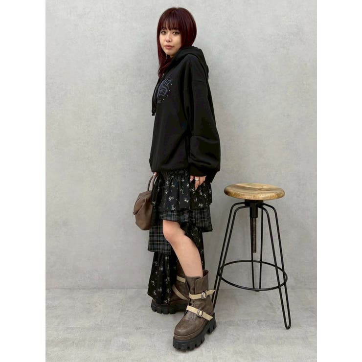 EVRISロゴオーバーサイズフーディー | EVRIS | 詳細画像14 