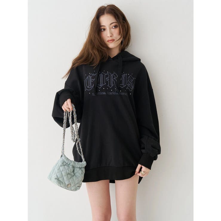 EVRISロゴオーバーサイズフーディー | EVRIS | 詳細画像2 