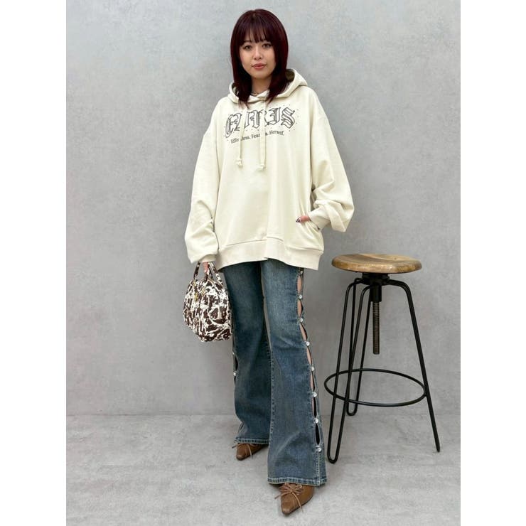 EVRISロゴオーバーサイズフーディー | EVRIS | 詳細画像30 