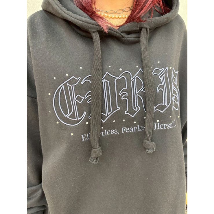 EVRISロゴオーバーサイズフーディー | EVRIS | 詳細画像9 