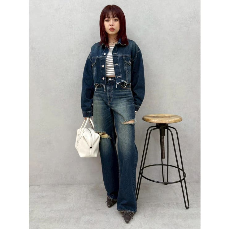 バックオープンショートリブトップス | EVRIS | 詳細画像34 