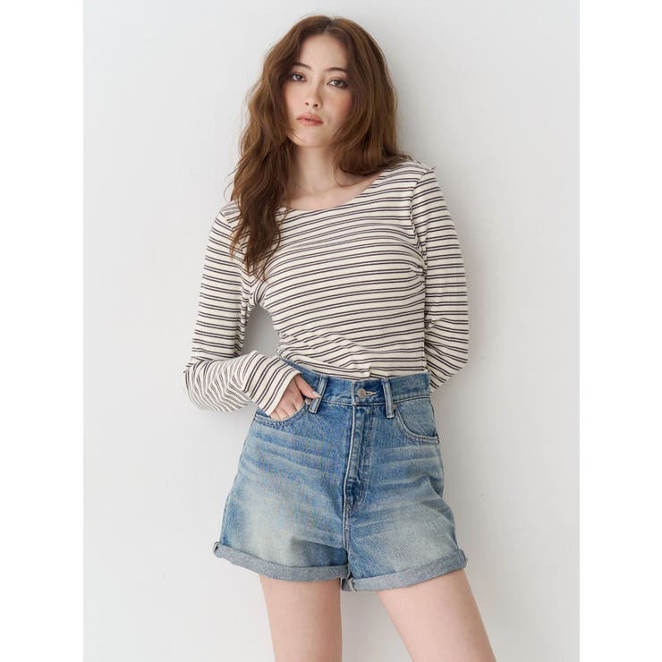 バックオープンショートリブトップス | EVRIS | 詳細画像4 