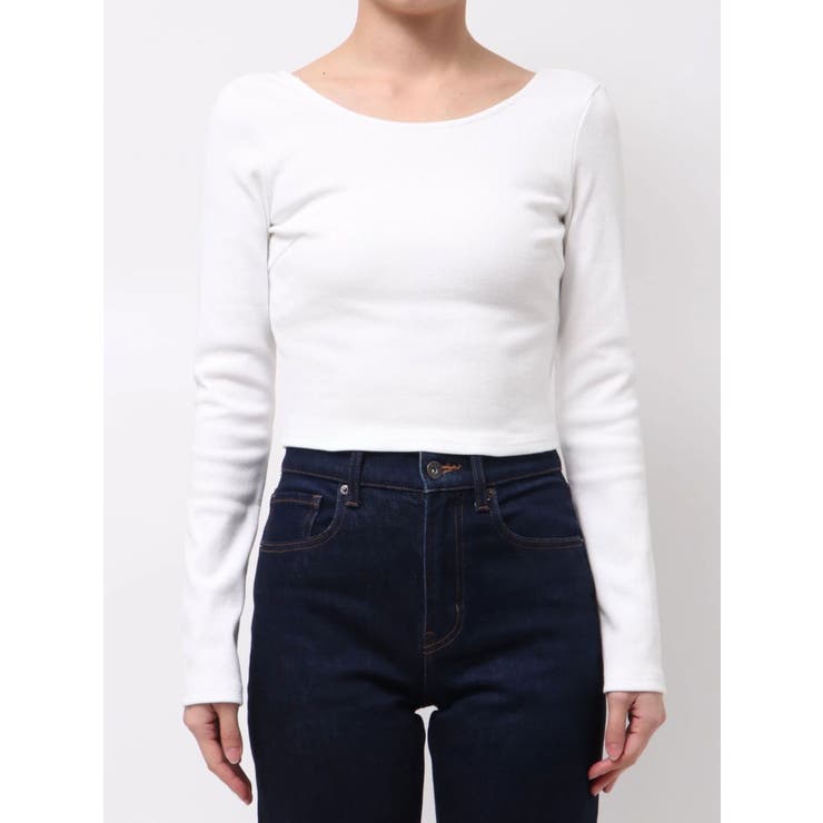 バックオープンショートリブトップス | EVRIS | 詳細画像42 