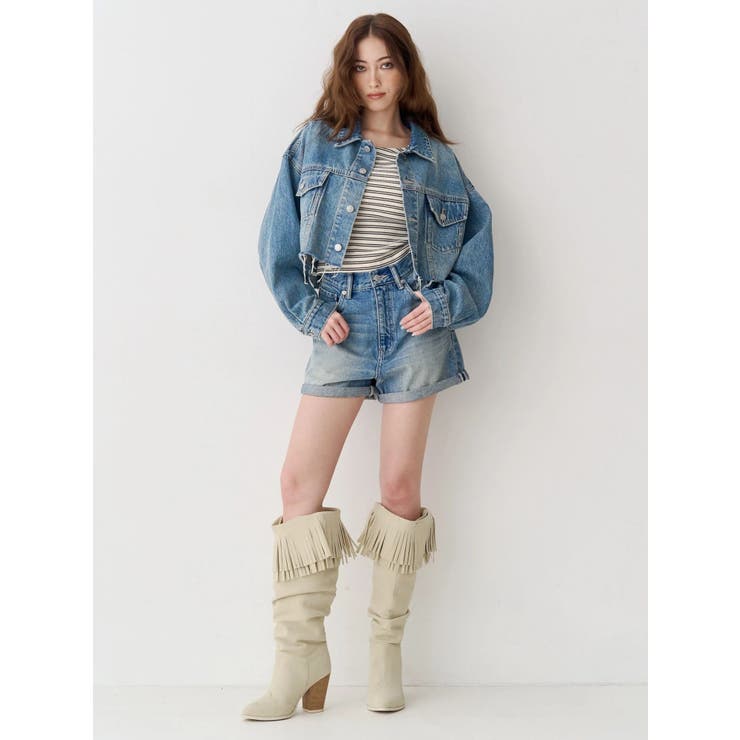 バックオープンショートリブトップス | EVRIS | 詳細画像9 