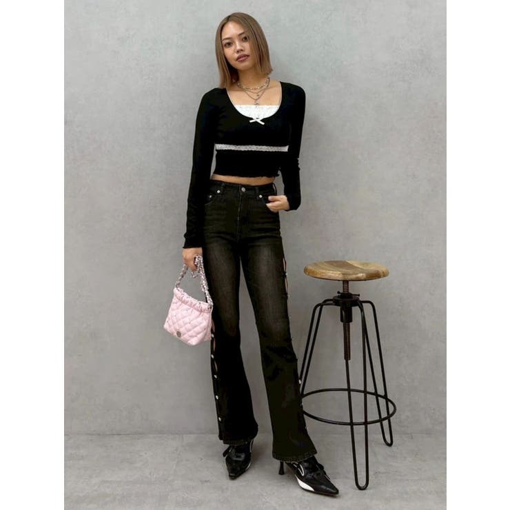 レイヤードフリルトップス | EVRIS | 詳細画像15 