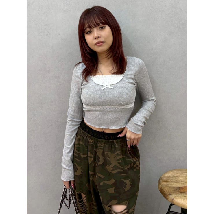 レイヤードフリルトップス | EVRIS | 詳細画像19 