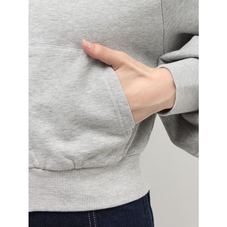 フロントジップオフショルスウェットトップス【セットアップ着用可能】 | EVRIS | 詳細画像41 