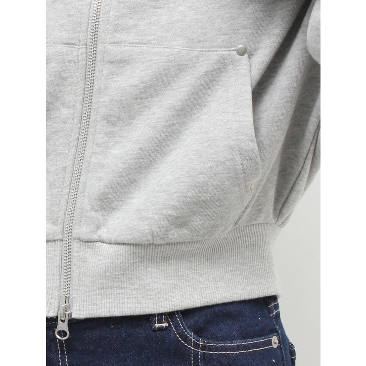 フロントジップオフショルスウェットトップス【セットアップ着用可能】 | EVRIS | 詳細画像42 