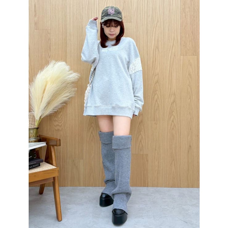 レースEmbroideryスウェットトップス | EVRIS | 詳細画像11 