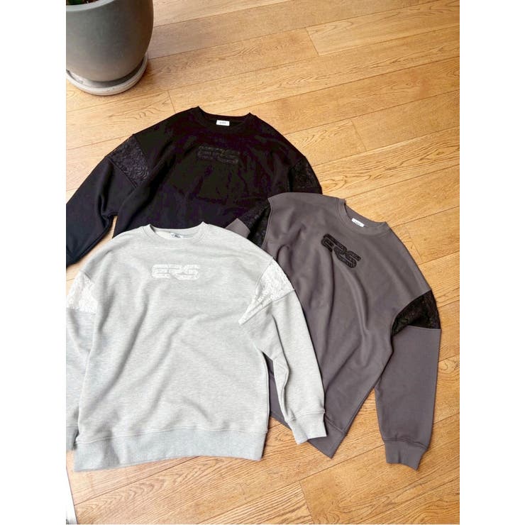 レースEmbroideryスウェットトップス | EVRIS | 詳細画像26 