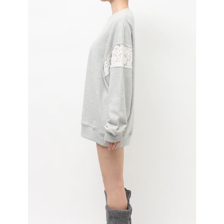 レースEmbroideryスウェットトップス | EVRIS | 詳細画像28 