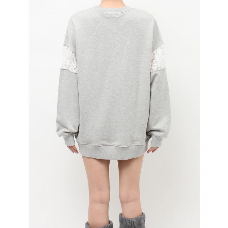 レースEmbroideryスウェットトップス | EVRIS | 詳細画像29 