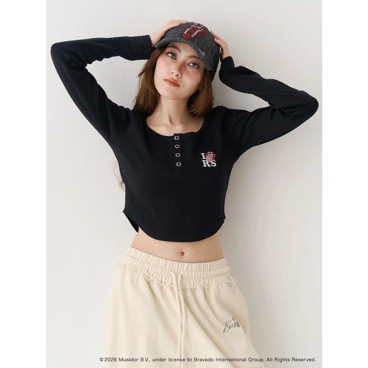 【ザ・ローリング・ストーンズ】ヘンリーネックトップス | EVRIS | 詳細画像17 