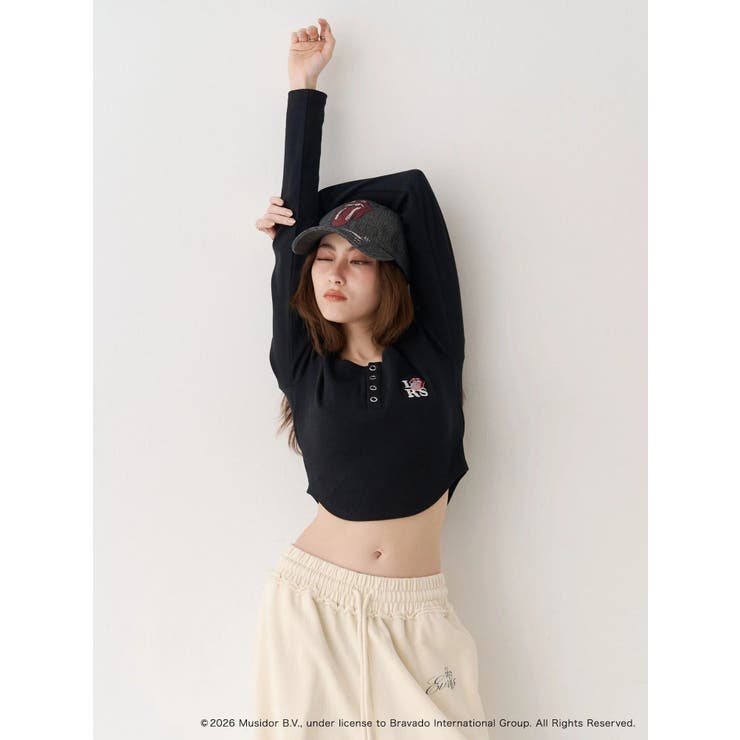 【ザ・ローリング・ストーンズ】ヘンリーネックトップス | EVRIS | 詳細画像18 