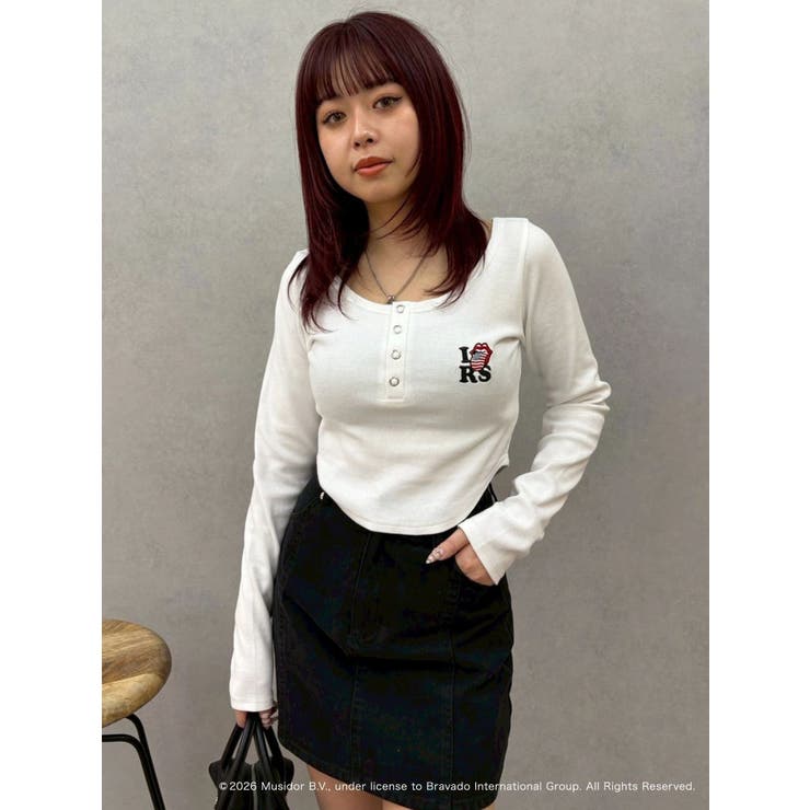 【ザ・ローリング・ストーンズ】ヘンリーネックトップス | EVRIS | 詳細画像26 