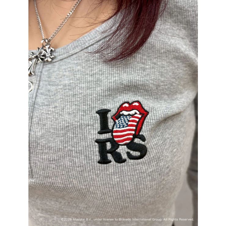 【ザ・ローリング・ストーンズ】ヘンリーネックトップス | EVRIS | 詳細画像32 